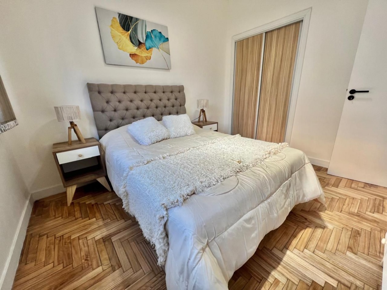 VENTA 2 AMBIENTES EXTERNO AMOBLADO Integramente reciclado a nuevo
