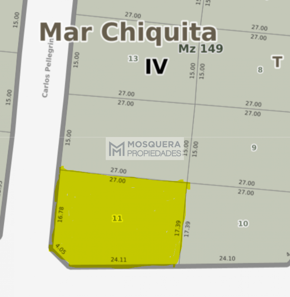 Venta Lote en esquina Camet Norte