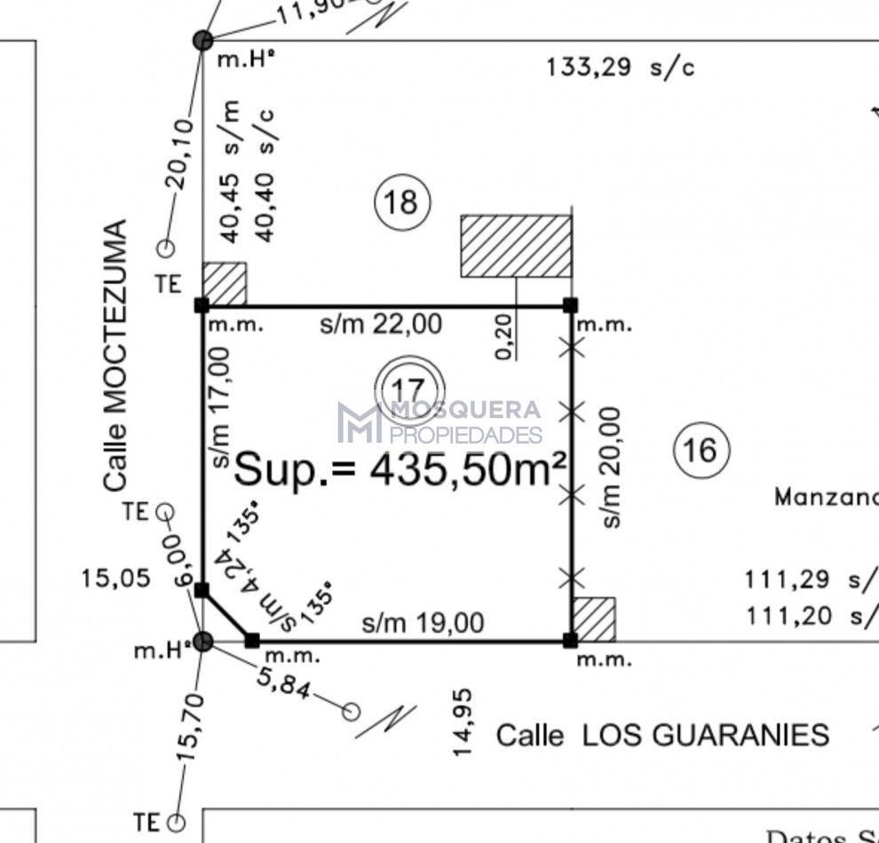 VENTA TERRENO EN ESQUINA BOSQUE PERALTA RAMOS